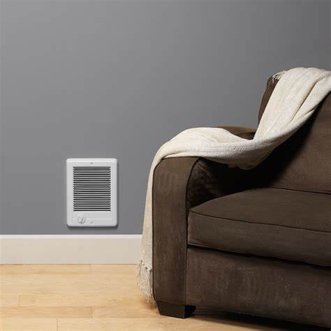 Wall heater installed